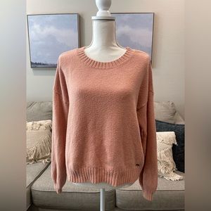 Hollister light Pink Women’s Sweater, Size Medium.